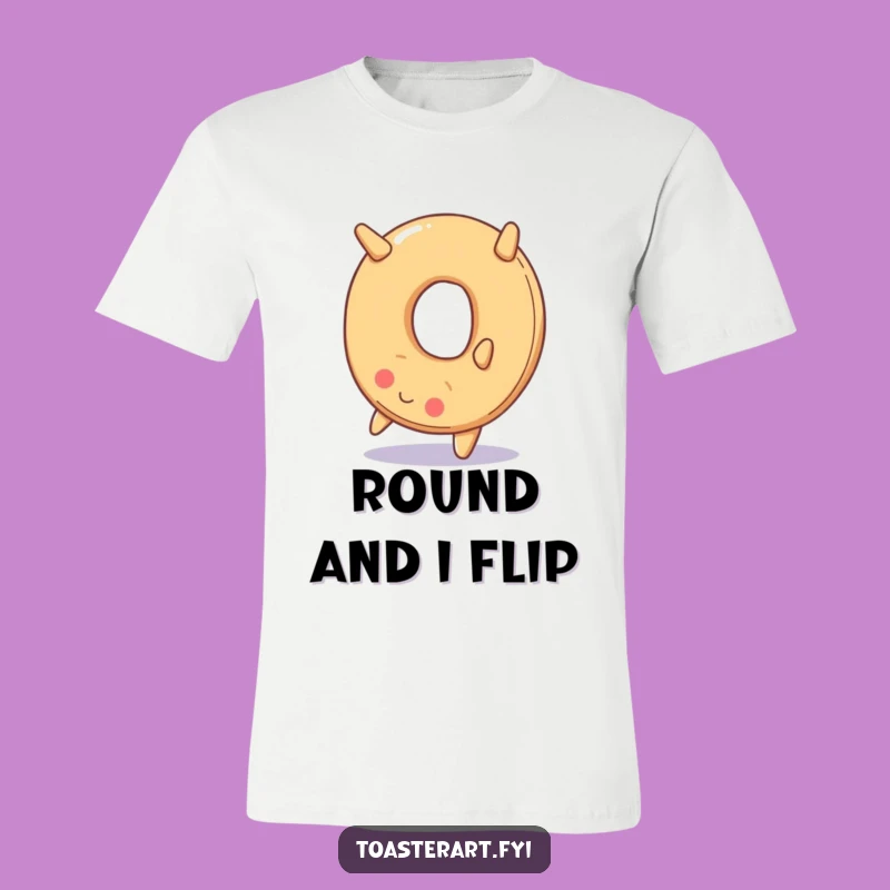 Funny Bagel Somersault T-Shirt: Show Off Your Moves, Hilarious Gift for Foodies