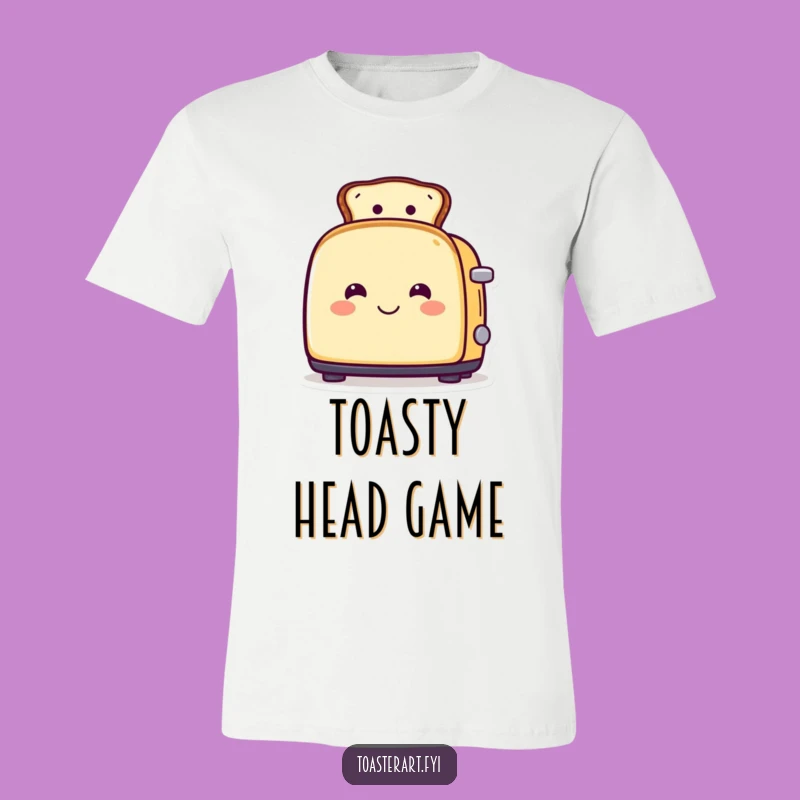 Funny Toast Hat Toaster T-Shirt: Quirky Graphic Tee Gift for Foodies