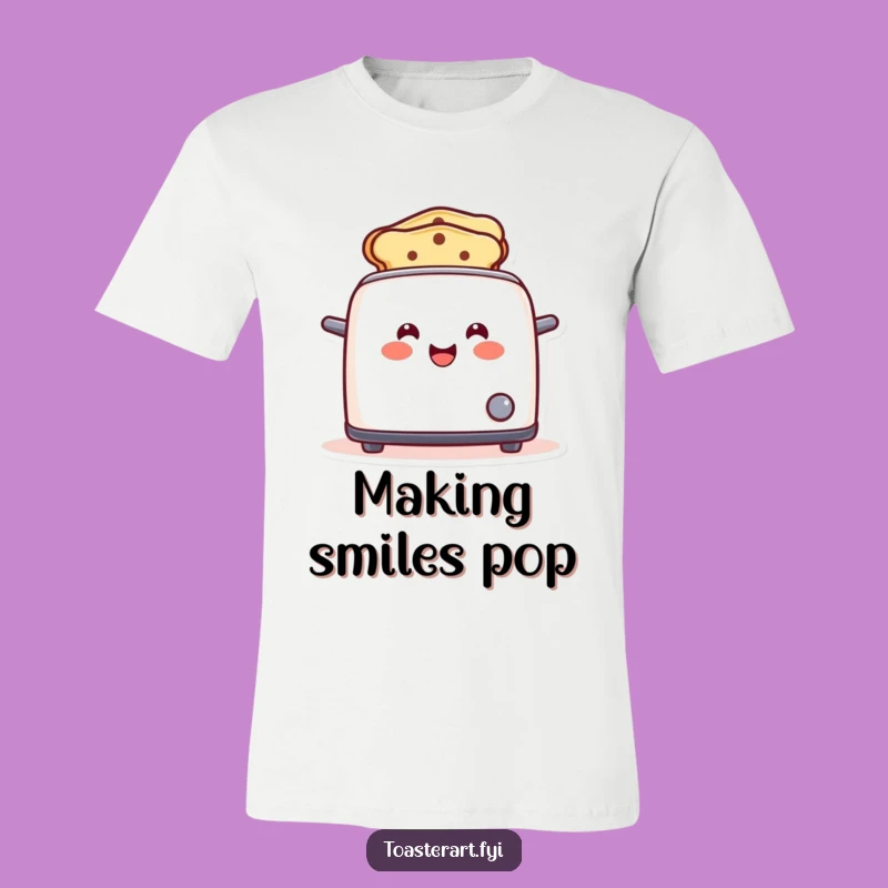 Funny Toaster Laugh Tee: Wear Your Breakfast Joy with this Funny Gift