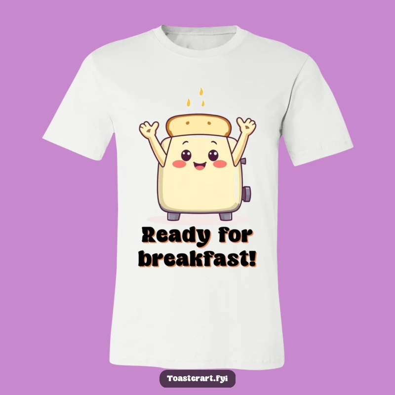 Funny Toaster Wave T-Shirt: Wearable Joy & Hilarious Greetings for Breakfast Fans