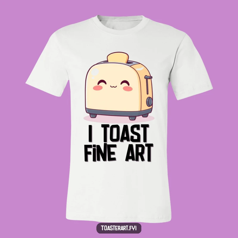 Funny Art Toaster T-Shirt: Wear Your Appreciation for Creative Warmth