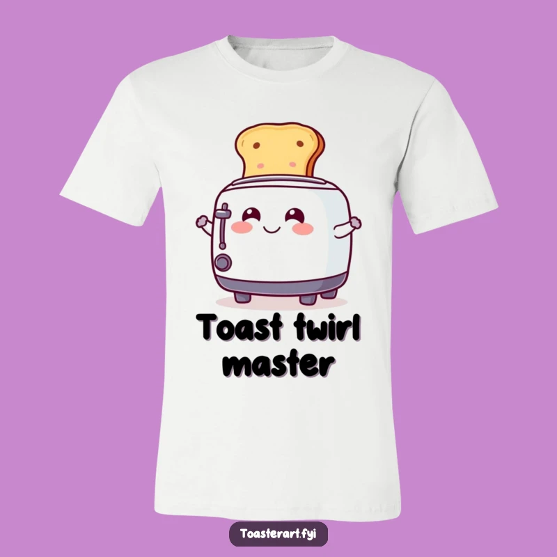 Funny Spinning Toaster T-Shirt: Playful Toast Fun, Ideal Humorous Apparel Gift