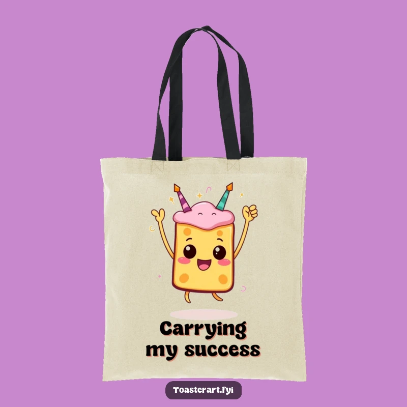 Funny Toast Tote Bag: Carry Your Celebration, Ideal Funny Gift