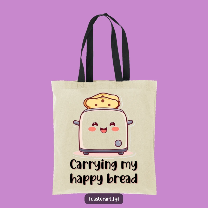 Funny Toaster Breakfast Tote: Carry Your Smiles with this Funny Gift
